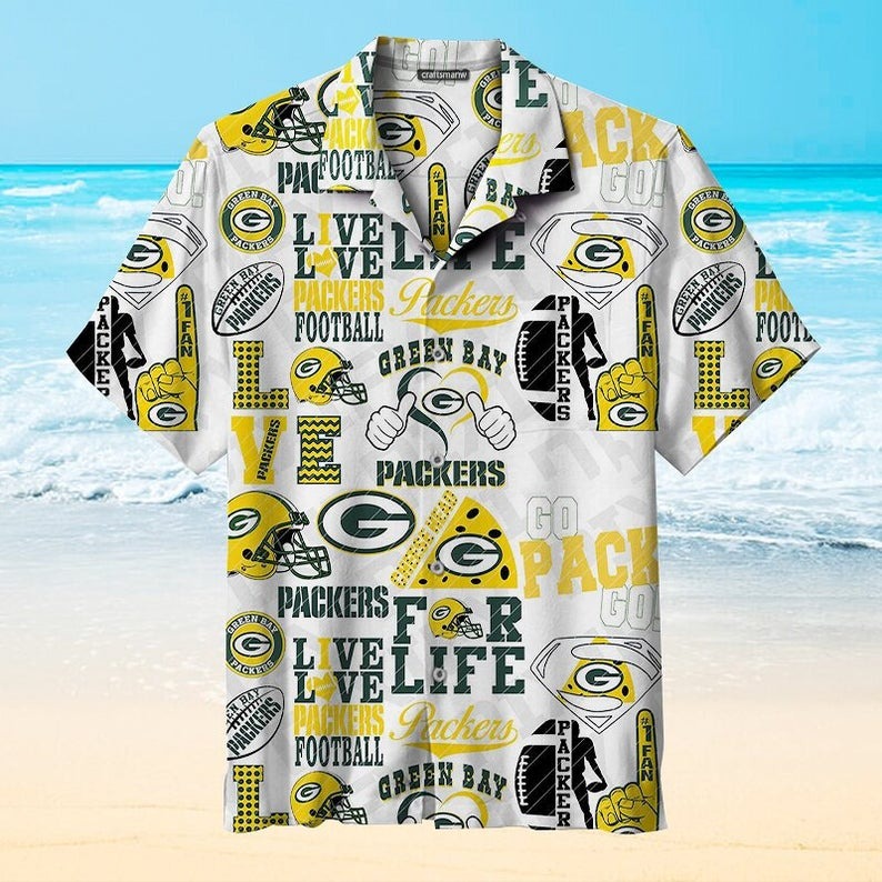 Green Bay Packers Nfl John Deere Nfl Hawaiian Shirt For Fans - Banantees