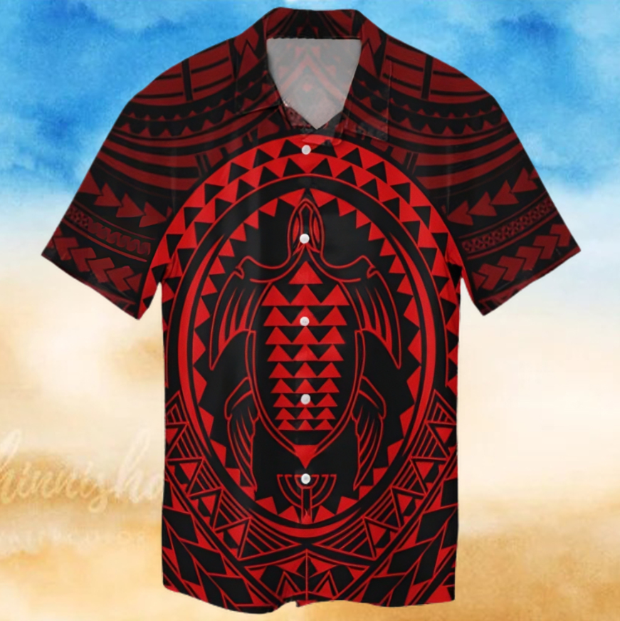 Hawaii Kakau Flag Polynesian T-shirt