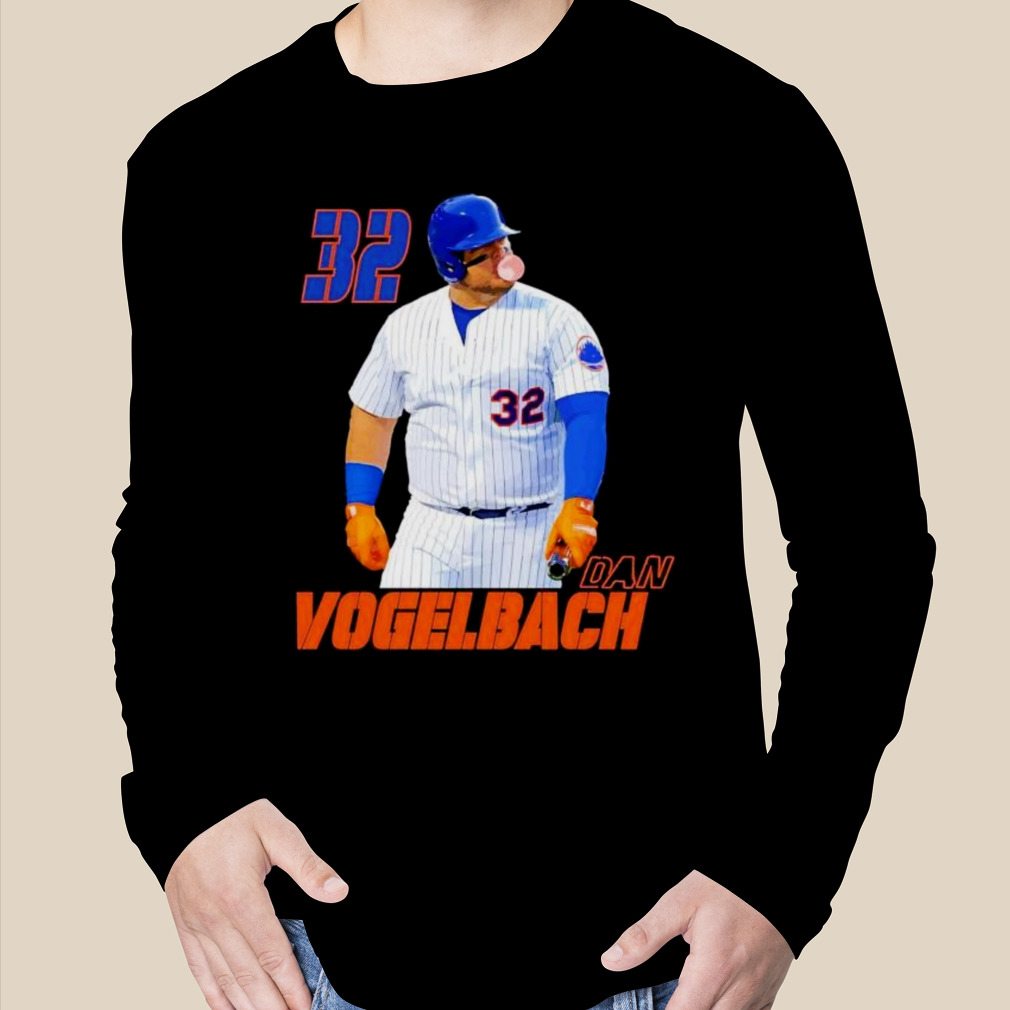 Daniel Vogelbach 32 New York Mets Blowing Gum T-Shirt - Yesweli