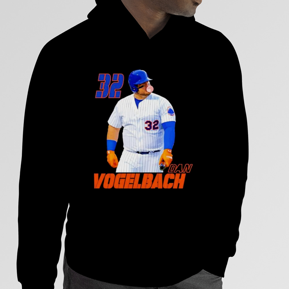 Daniel Vogelbach 32 New York mets blowing gum shirt, hoodie