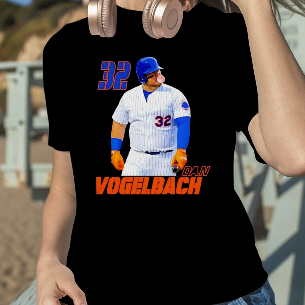 Daniel Vogelbach 32 New York Mets Blowing Gum T-Shirt - Yesweli