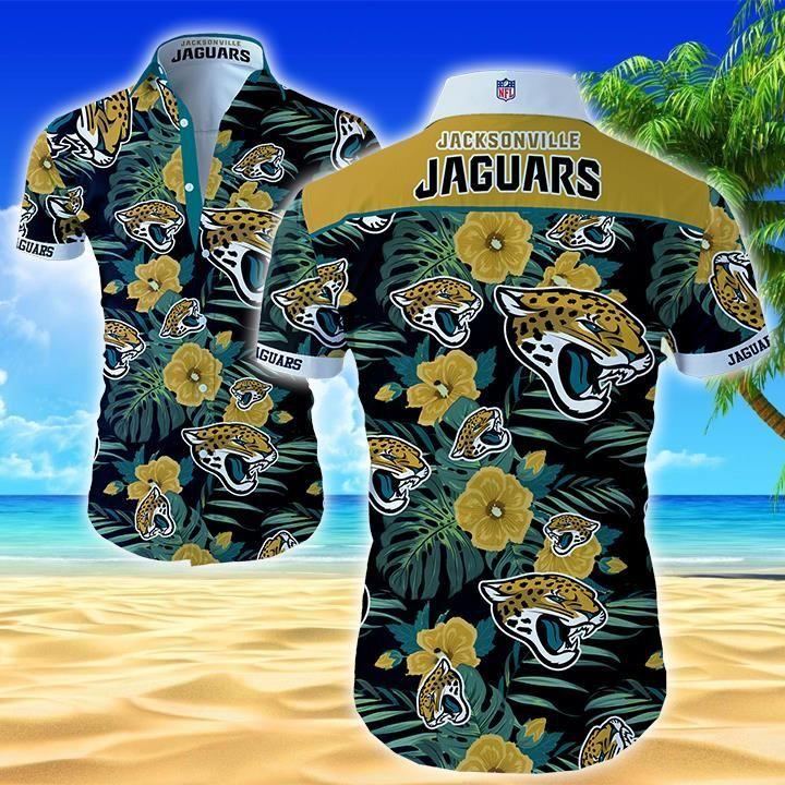 Jacksonville Jaguars NFL Logo Combo Hawaiian Shirt And Short Summer For Men  Women - Freedomdesign