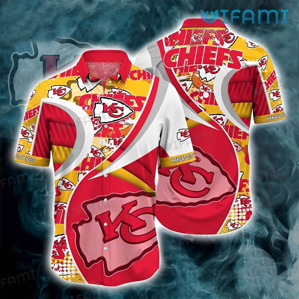 Kansas City Chiefs Logo Vintage Hawaiian Shirt Men Chiefs Hawaii