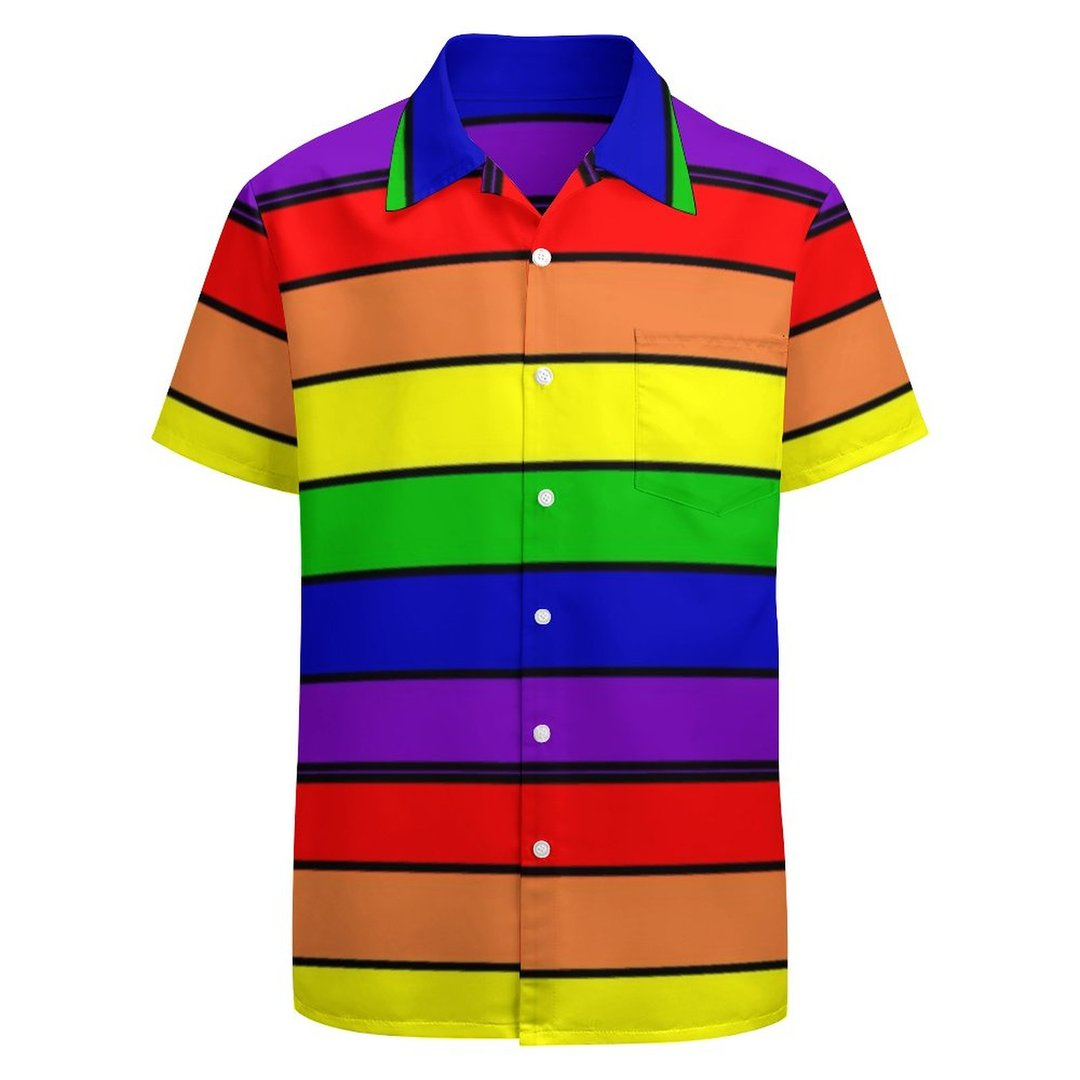 rainbow rugby shirt