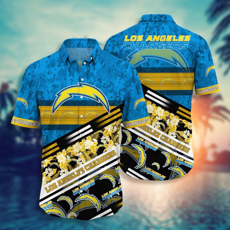 Los Angeles Chargers NFL-Summer Hawaiian 3D T-Shirt