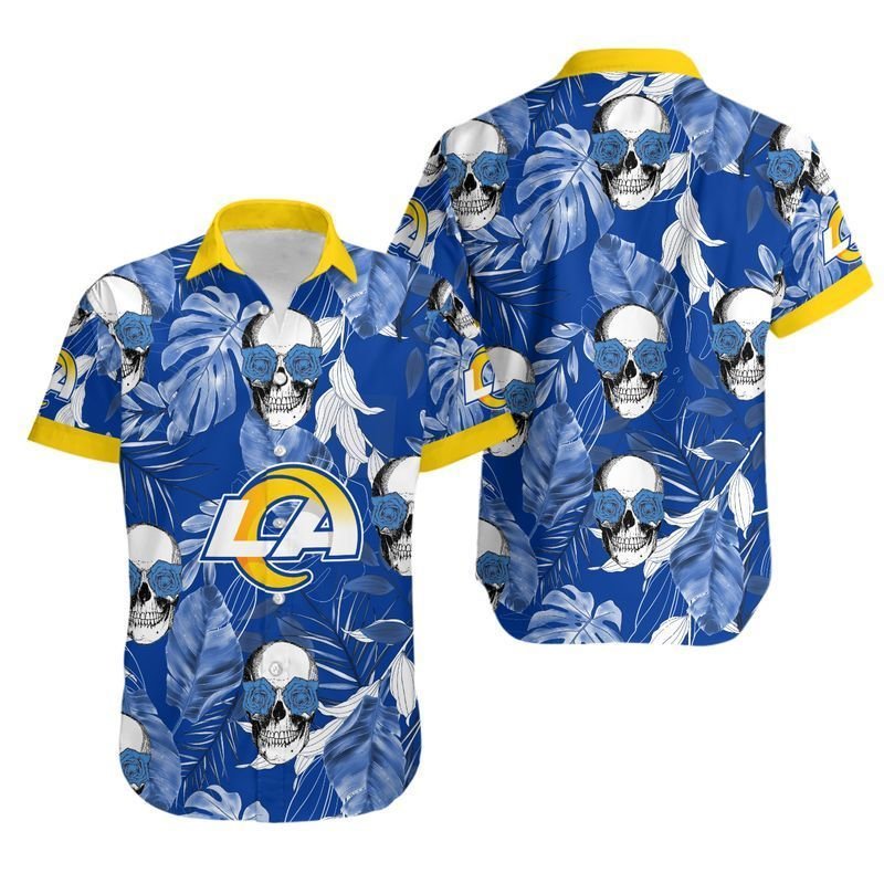 NFL Los Angeles Rams Hawaiian Shirt Mickey Mouse - Ingenious Gifts