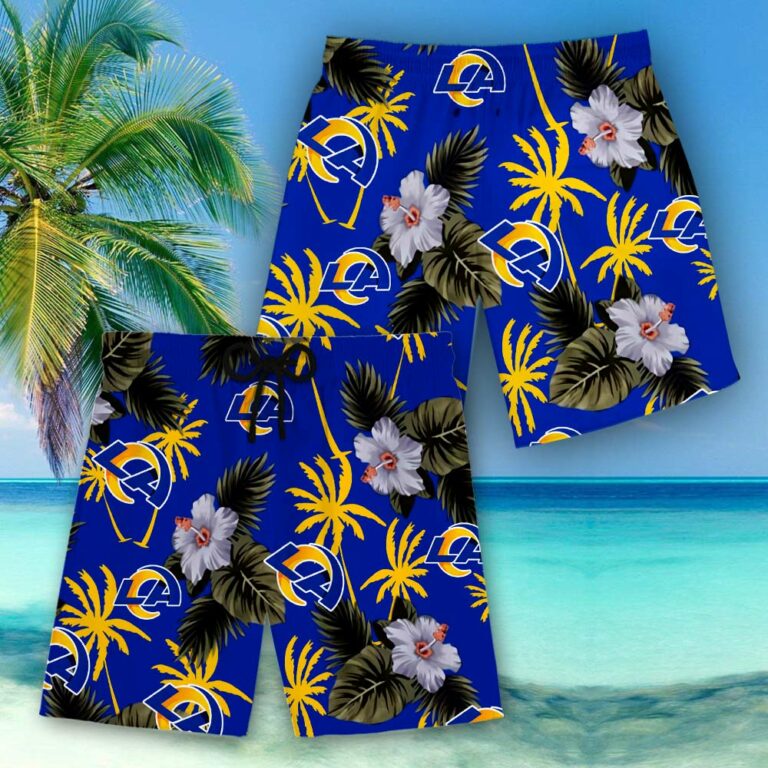 Los Angeles Rams Goofy Hawaiian Shirt and Shorts