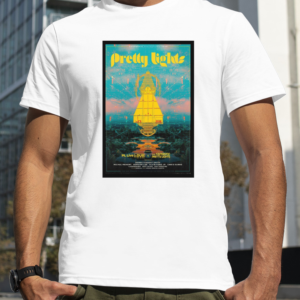 Pretty Lights 2023 Soundship Spacsystem Tour Poster shirt