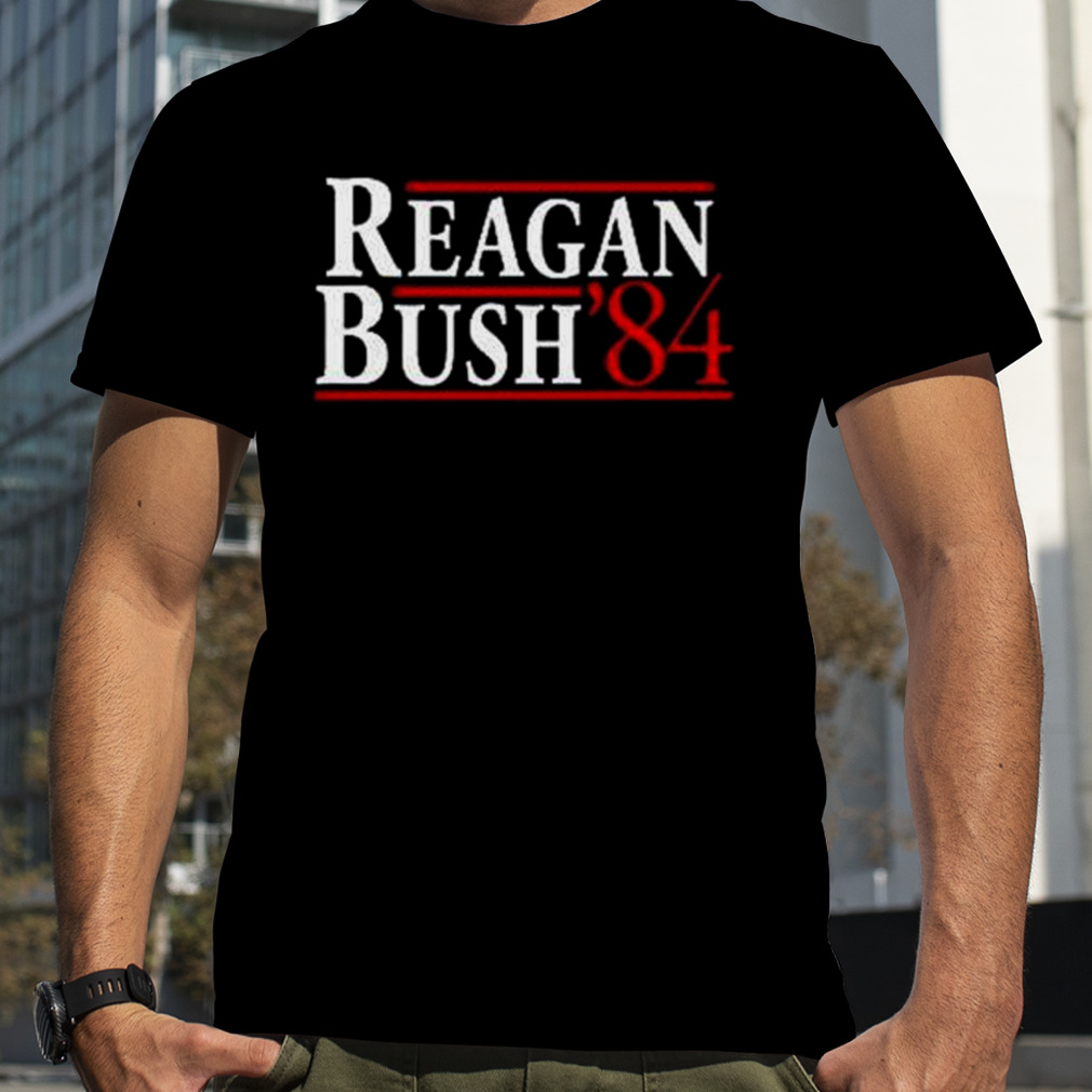 Reagan Bush 84 Vintage Republican GOP Campaign Shirt