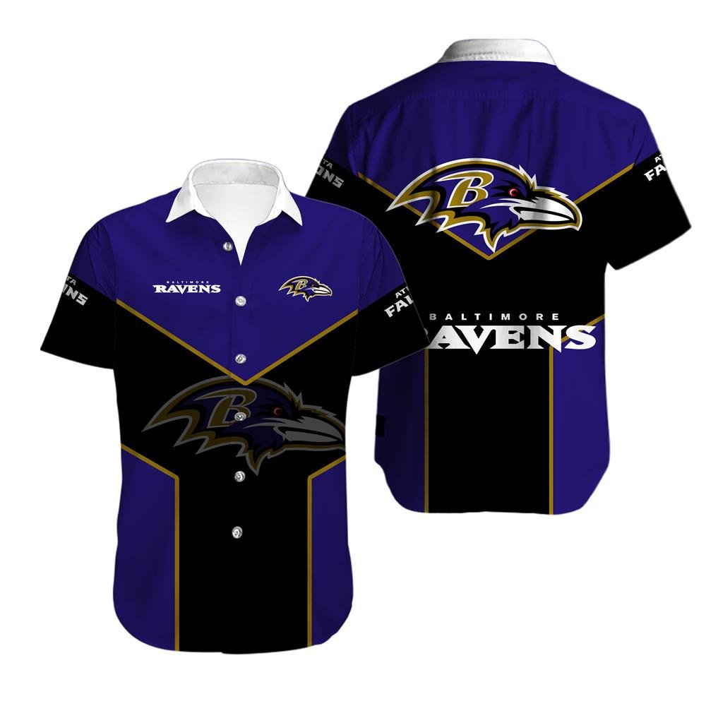 Baltimore Ravens Nfl 3D Hawaiian Shirt 04 Men And Women For Fans