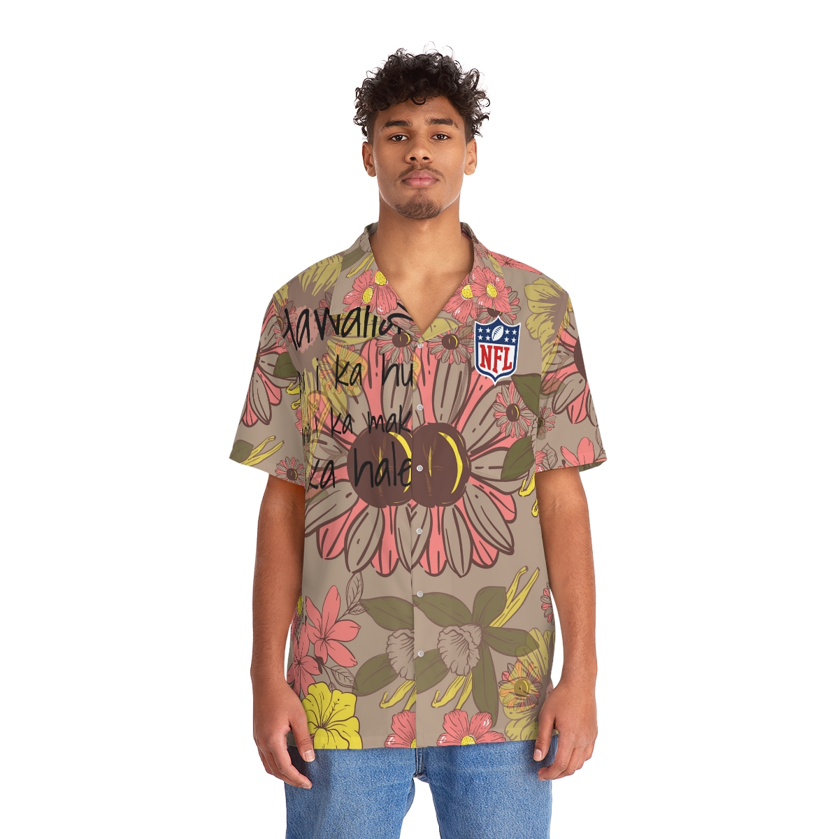 cleveland browns aloha shirt