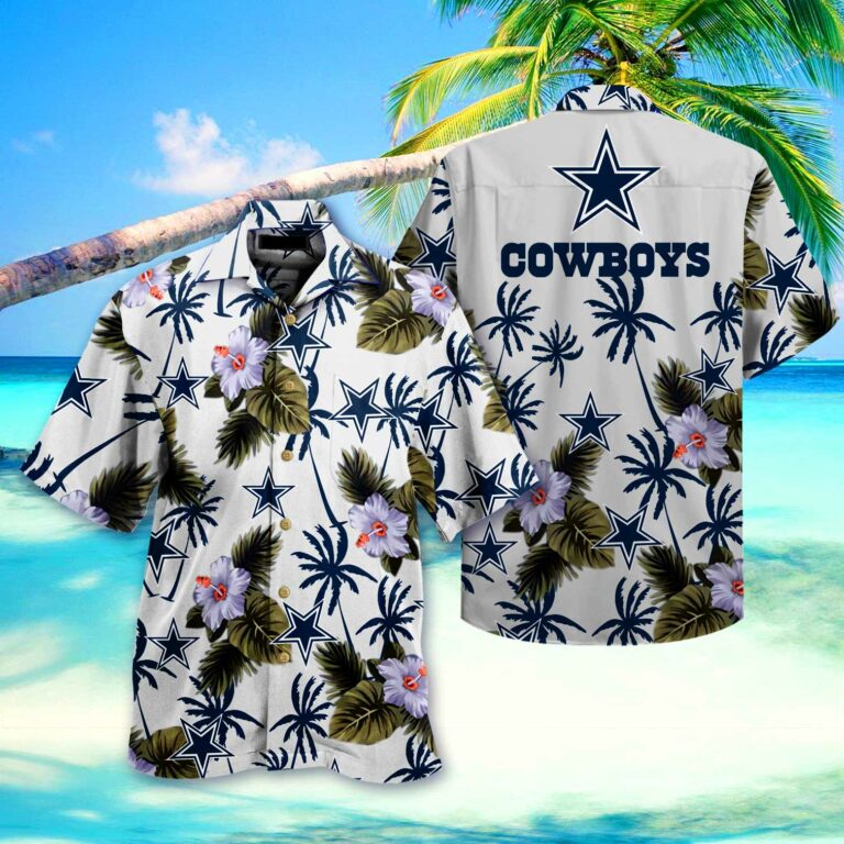 Dallas Cowboys Hawaiian Shirt, Beach Shorts for Men