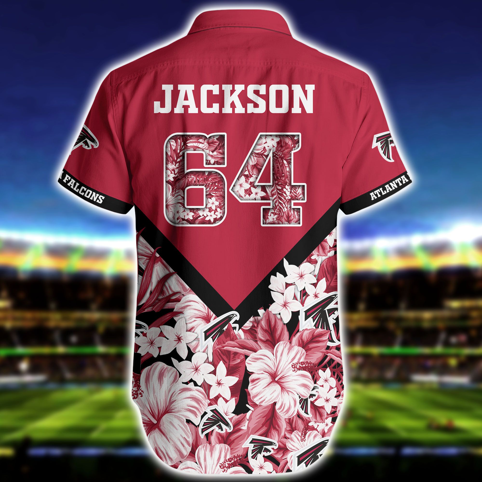 Atlanta Falcons Personalized Custom Name Baseball Jersey Shirt - T