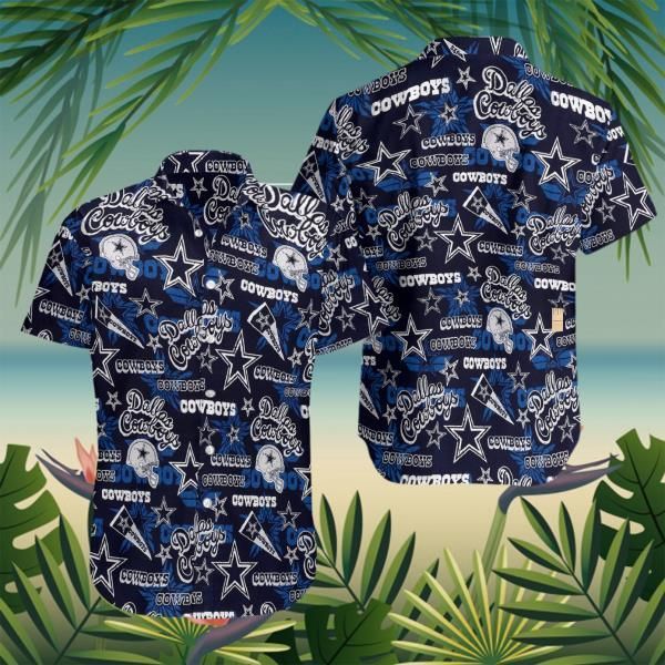 Dallas Cowboys NFL Tropical River Boat Hawaiian Shirt And Short -  Freedomdesign