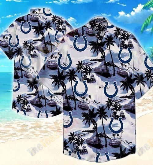 Indianapolis Colts NFL Vintage Coconut Tropical Hawaiian Shirt For