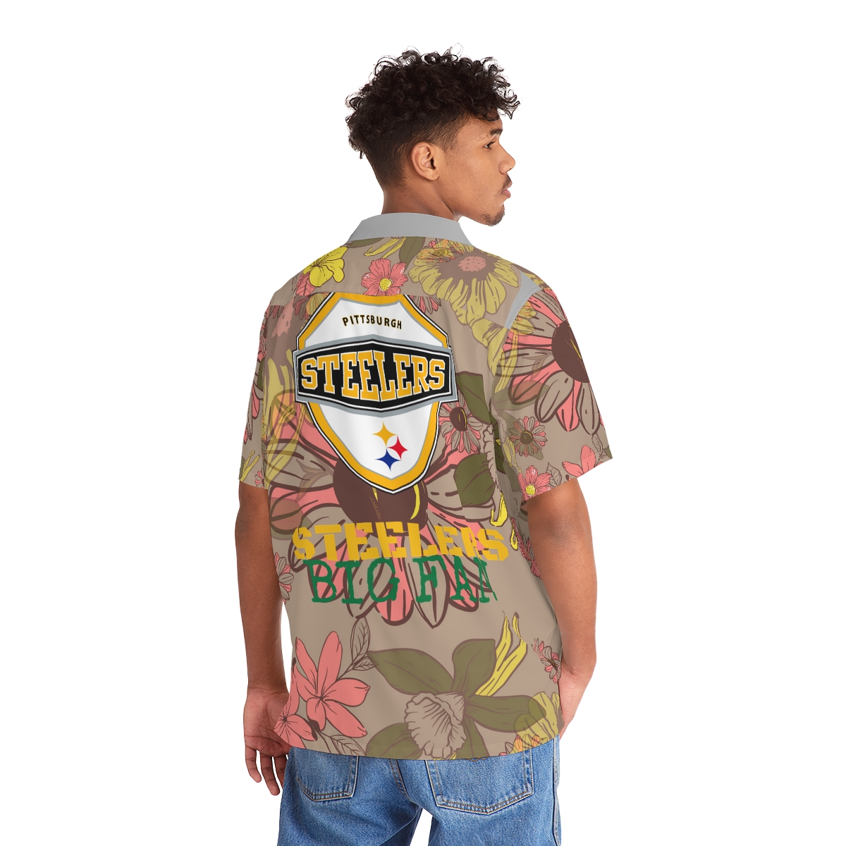 Nfl 3D Hawaiian Shirt Pittsburgh Steelers Rugby Helmet Men And Women For  Fans - Banantees