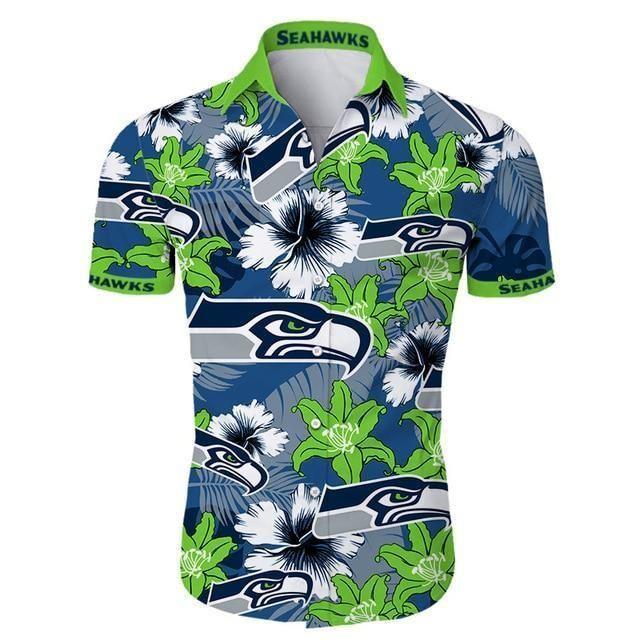 NFL Team Apparel Youth Seattle Seahawks Cross Pattern Navy, 47% OFF