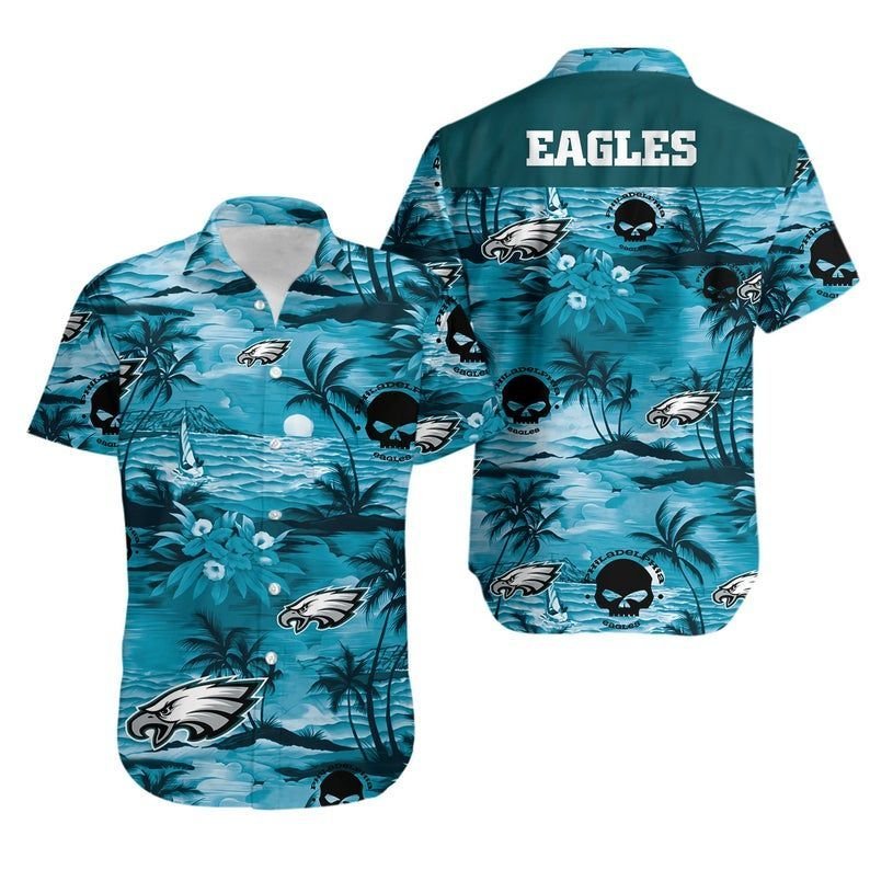 NFL Philadelphia Eagles Hawaiian Shirt Beach Gift For Dad Yl1iS801R -  Limotees