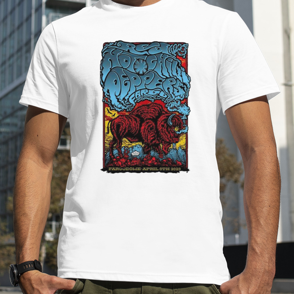 Red Hot Chili Peppers April 6 2023 Fargodome Poster shirt