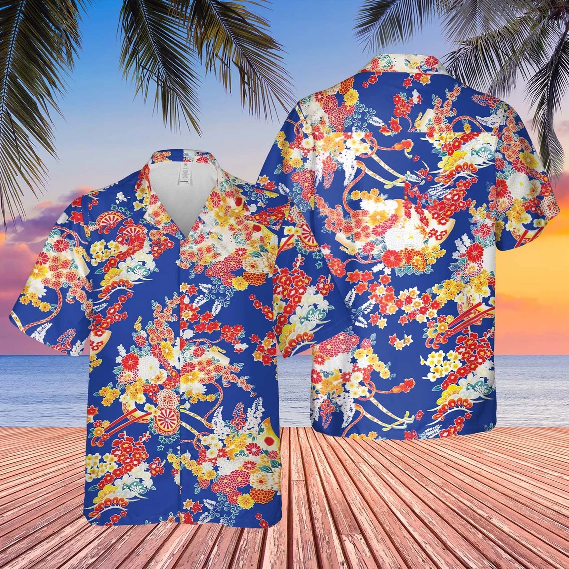 NCAA West Virginia Mountaineers Flower Hawaiian Shirt Outfit 3D