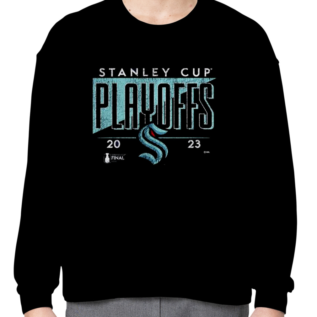 Official Men's Seattle Kraken Navy 2023 Stanley Cup Playoffs T