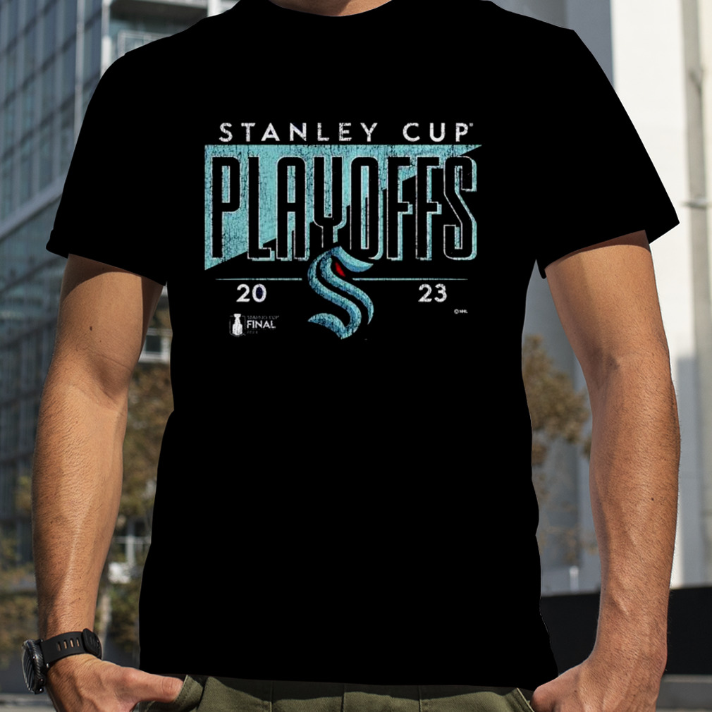 Official Men's Seattle Kraken Navy 2023 Stanley Cup Playoffs T