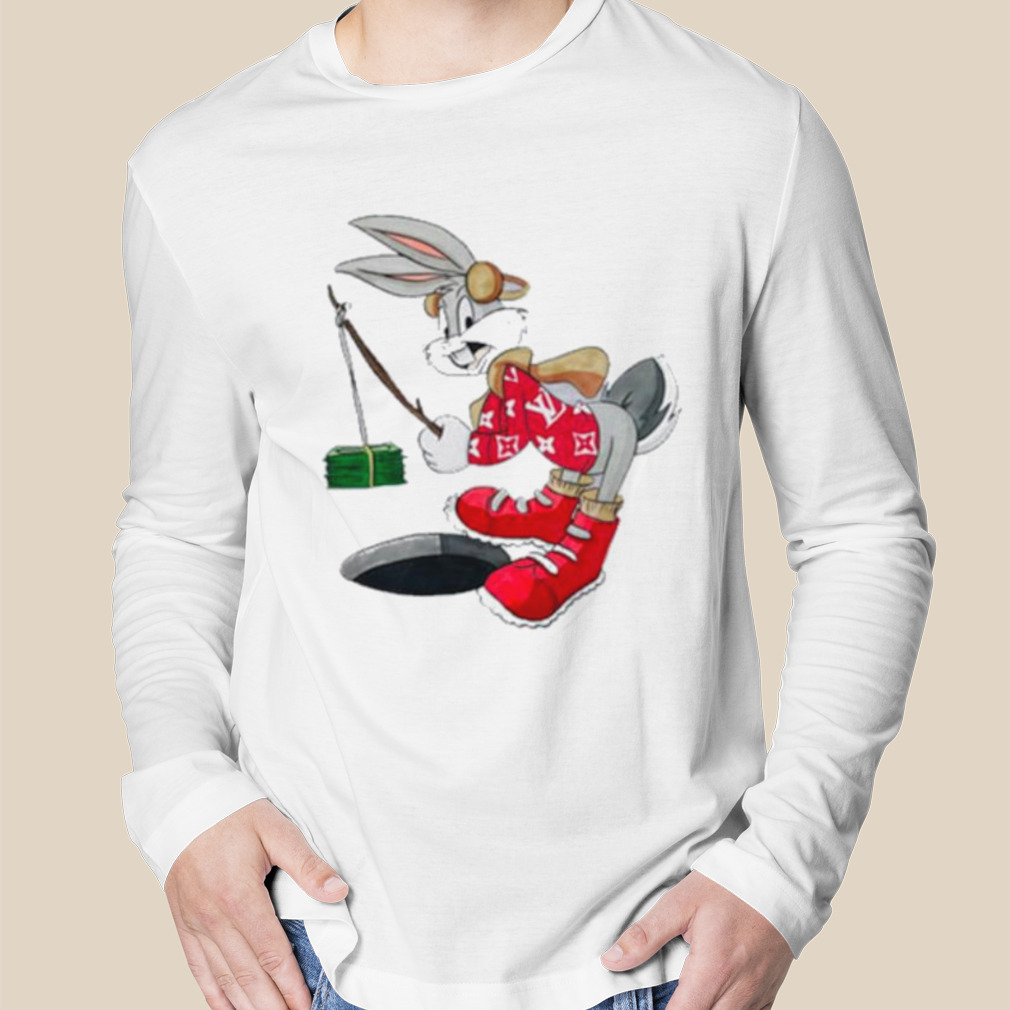 Louis Vuitton Bugs Bunny Women's V-Neck T-Shirt 