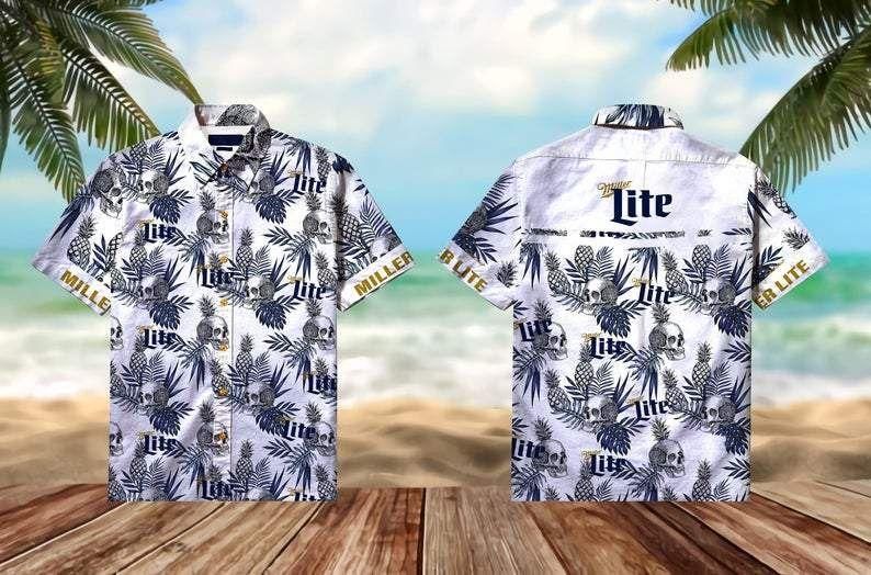 Miller Lite Custom Name Hawaiian Shirt Best Gift For Men And Women