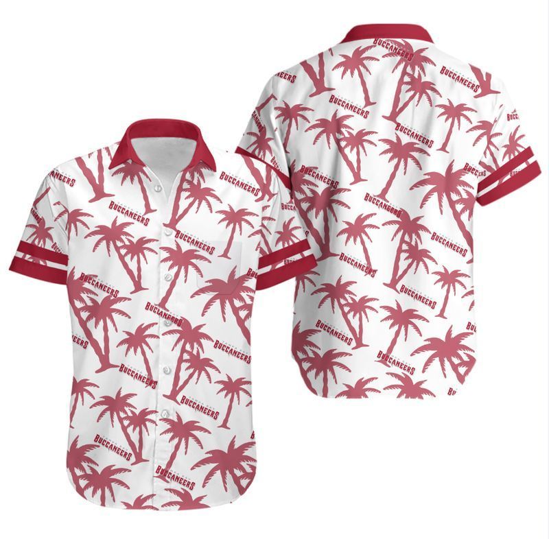 Nfl Tampa Bay Buccaneers Custom Name Coconut Tree Trendy Hawaiian Shirt  Aloha Shirt - Trendy Aloha