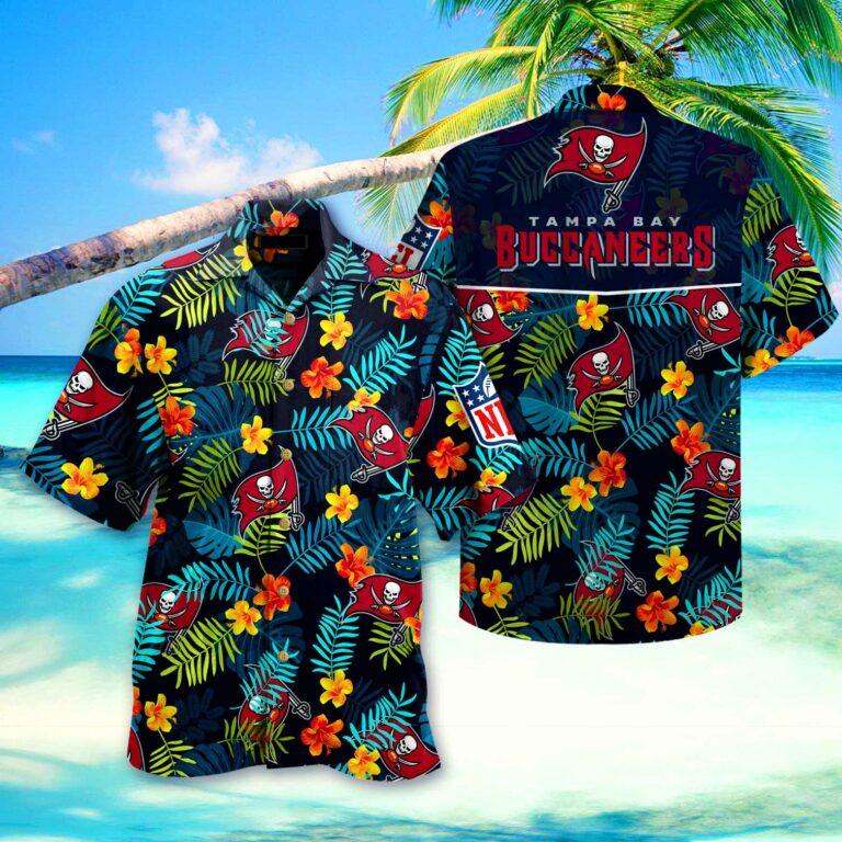 NFL Tampa Bay Buccaneers Hawaiian Shirt Retro Vintage Summer