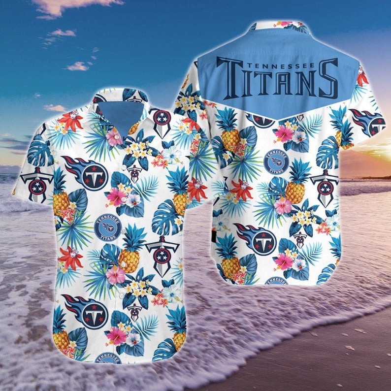 Tennessee Titans NFL Hawaiian Shirt Tropical Pattern New Trend