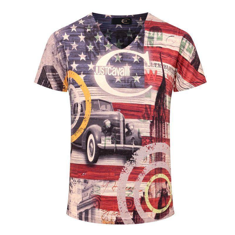 American Flag 3D Printed T-Shirt