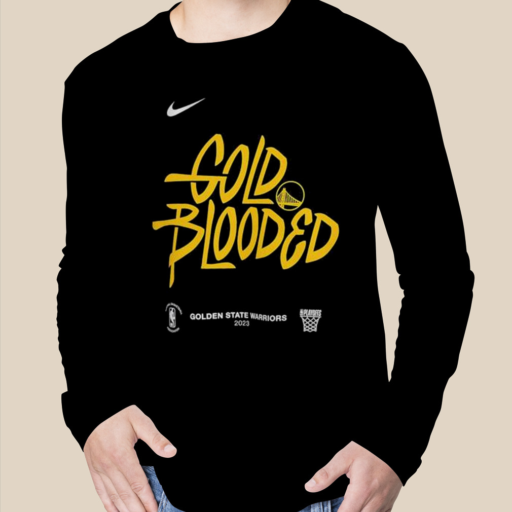 Nike Golden State Warriors Gold Blooded 2023 NBA Playoff shirt