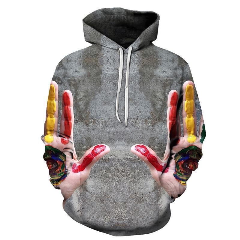 Pride Hands 3D - Sweatshirt, Hoodie, Pullover