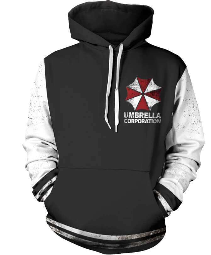 Resident Evil Umbrella Corps Game Umbrella Corporation Uniform 1 Unisex Adult Cosplay 3D Printed Hoodie Pullover Sweatshirt