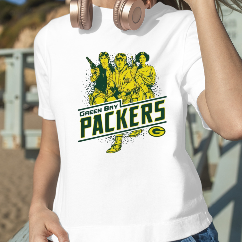 Green Bay Packers stuff Star wars shirt