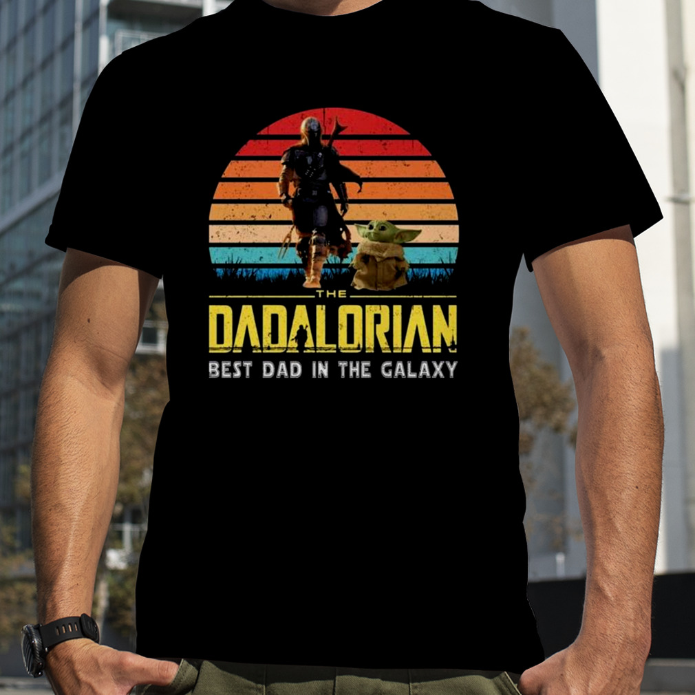 2023 The Dadalorian Best Dad In The Galaxy Vintage Shirt