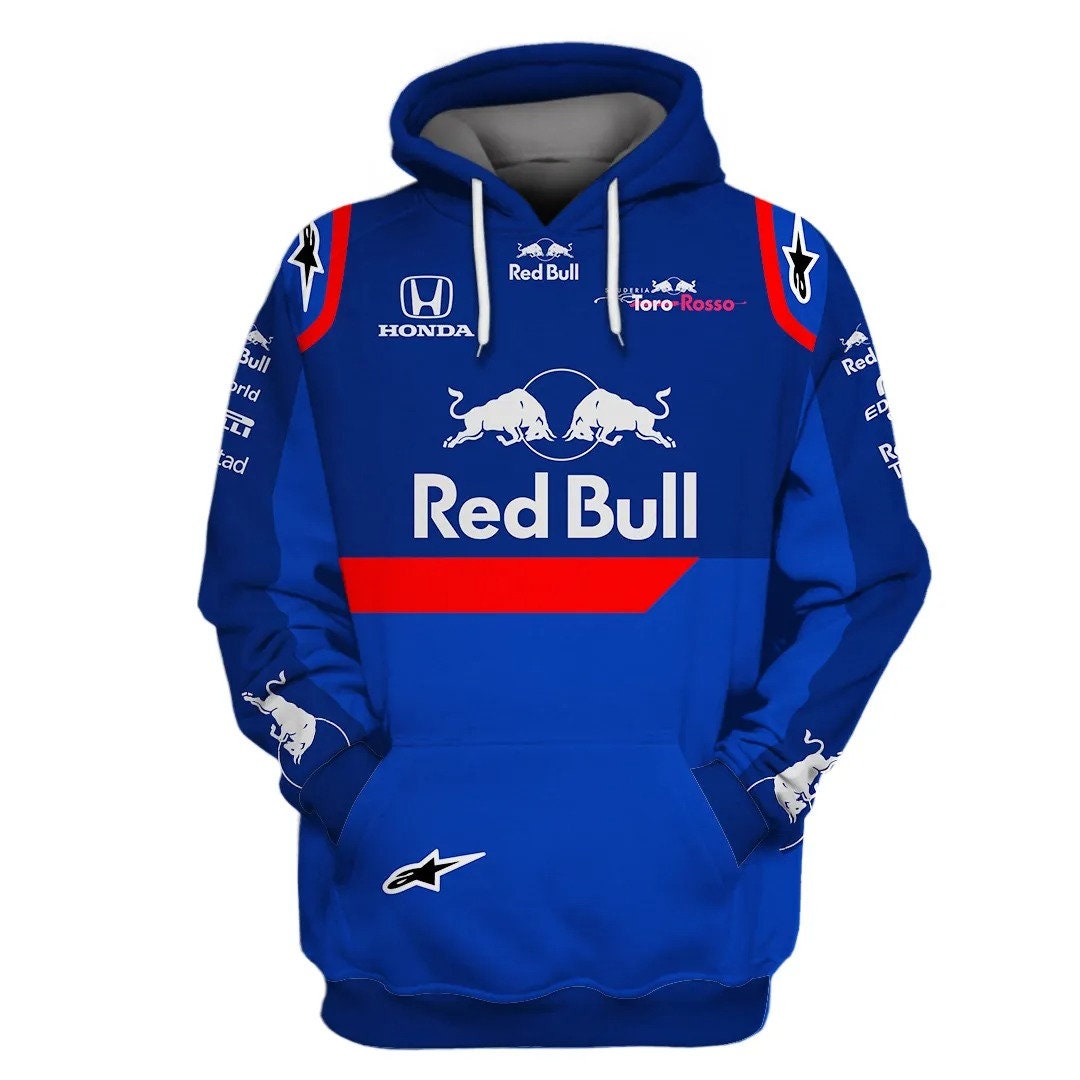 Red Bull 3D Honda Racing Team Red Bull F1 Team AOP Unisex Hoodie