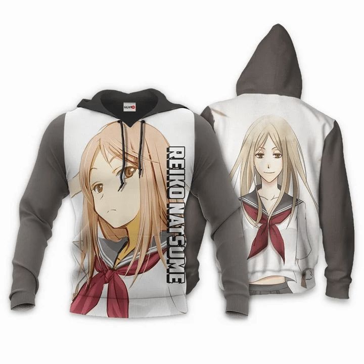 Reiko Natsume Natsume Yuujinchou Anime Manga 3d Zip Hoodie