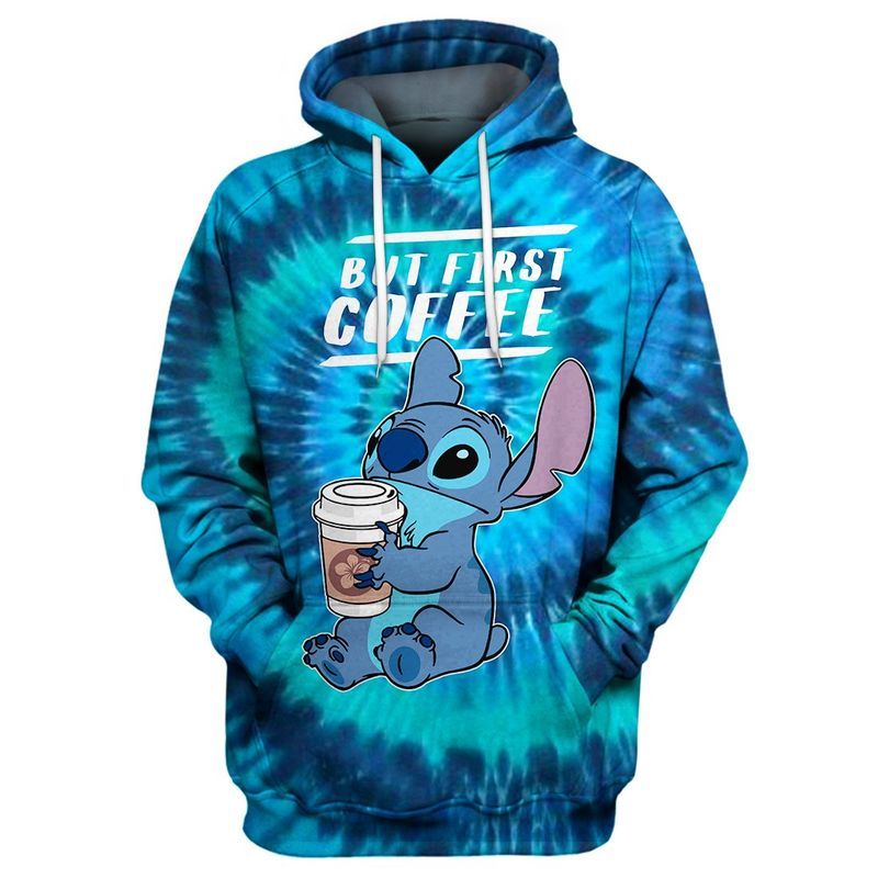 Stitch tie dye hoodie sale