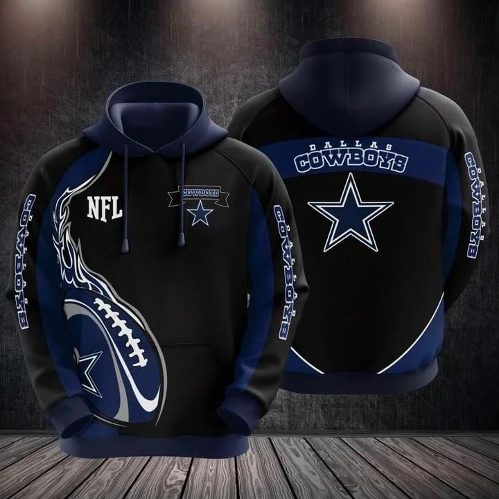 Dallas Cowboys Hoodie 3D devil eyes gift for fans - Limotees