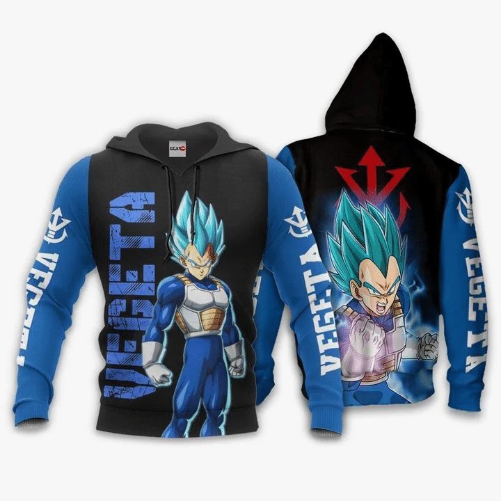 Blue hoodie with anime graphic Womens Fashion Tops Longsleeves on  Carousell