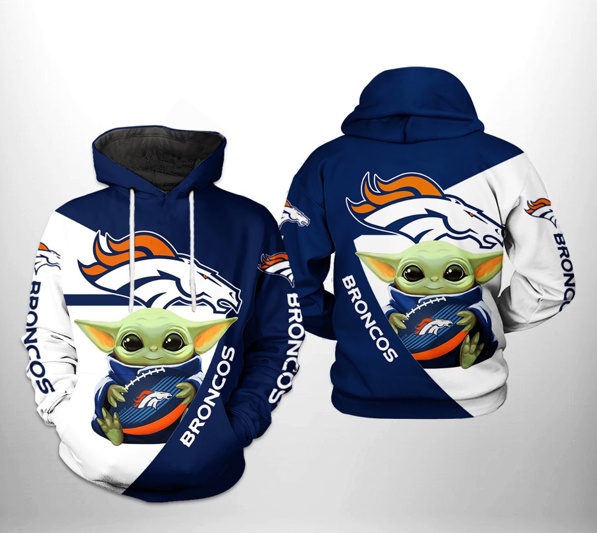 denver broncos 3d hoodie