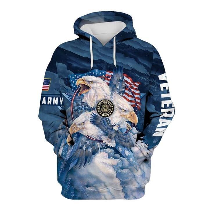 Ladies’ Eagles Military Hoodie