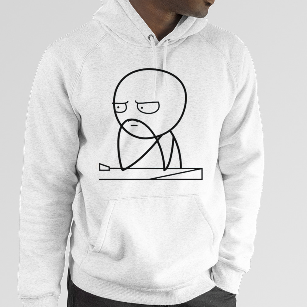 Meme Stickman Thinking shirt