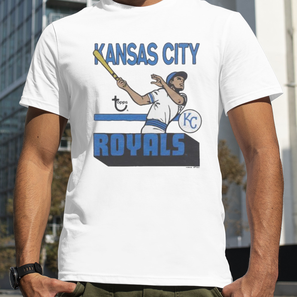 mlb x topps kansas city royals shirt T Shirt - Limotees