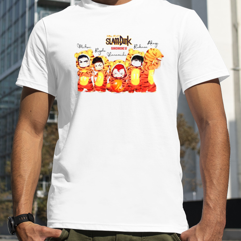 Adorable Shohoku Team Slam Dunk Anime Artwork shirt