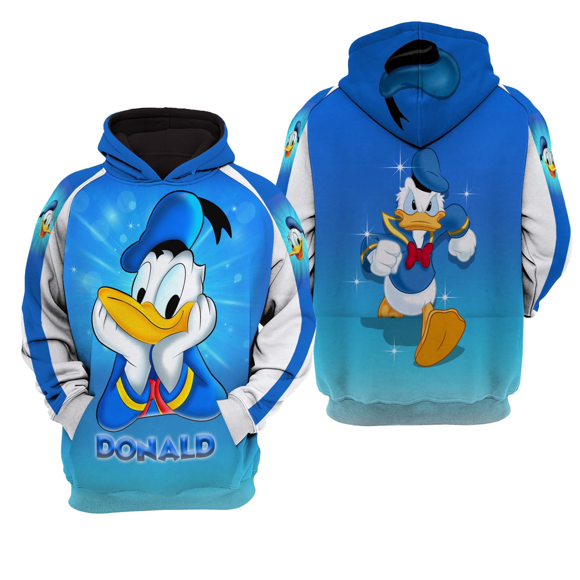 Donald Duck Disney AOP Unisex Hoodie