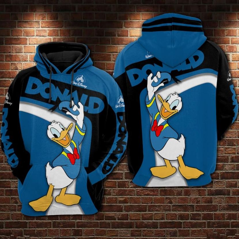 Donald Duck Movies Disney 6 Over Print 3d Zip Hoodie