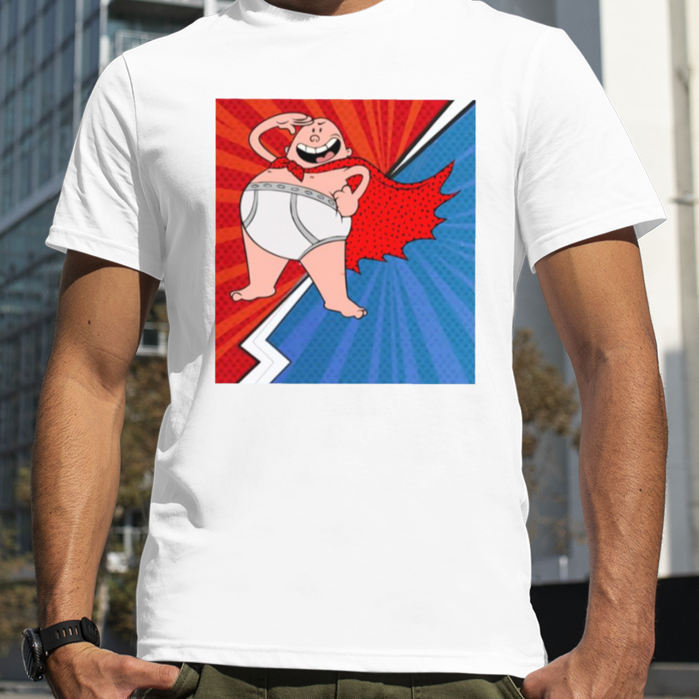 Comic Cartoon Graphic Captain Underpants shirt